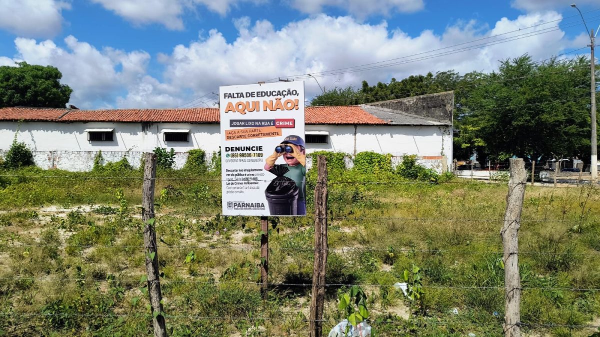 Parnaíba intensifica combate ao descarte irregular de lixo com multas de até R$ 5 mil