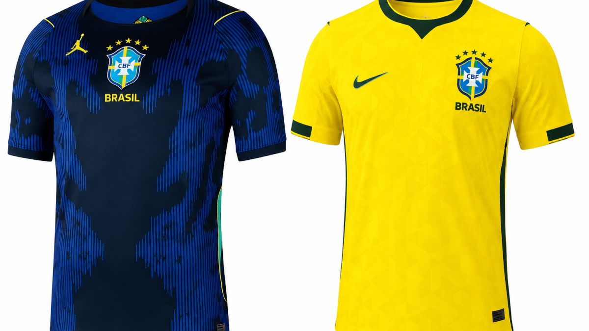 Camisa do Brasil é eleita a segunda mais bonita da Copa do Mundo de 2026 por site americano