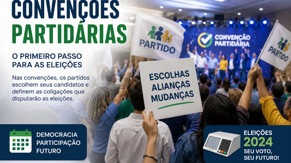 Matéria eleitoral. Convenções partidárias – Por Josino Ribeiro