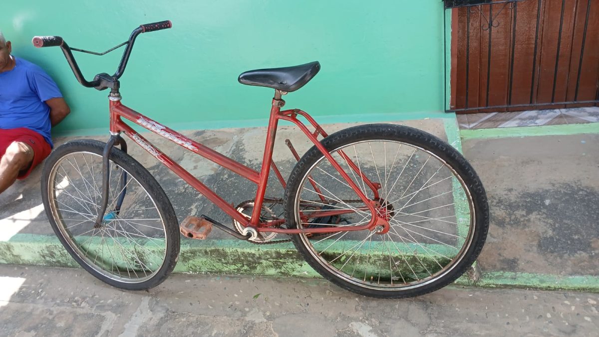 Polícia Militar recupera bicicleta furtada e prende suspeito em flagrante em Parnaíba