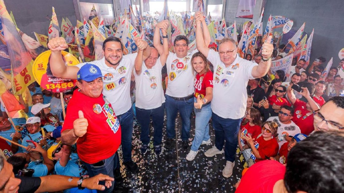 Com as presenças da filha de Lula, Rafael e Wellington Dias, Florentino Neto inaugura comitê em Parnaíba