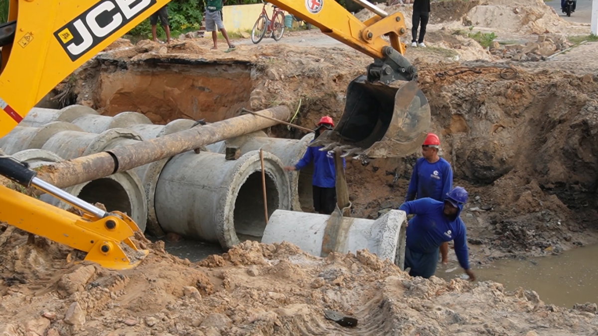 Obras de revitalização da Lagoa do Bebedouro avançam e prometem transformar mobilidade e lazer em Parnaíba