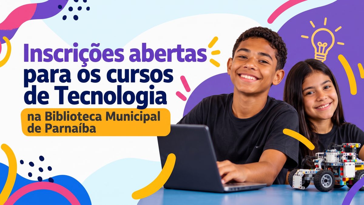 Parnaíba abre inscrições para cursos de informática e robótica para estudantes da rede pública