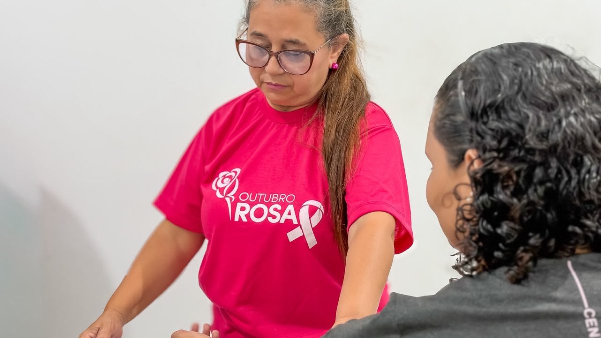 UBS Pindorama realiza atendimento noturno para mulheres durante o Outubro Rosa em Parnaíba